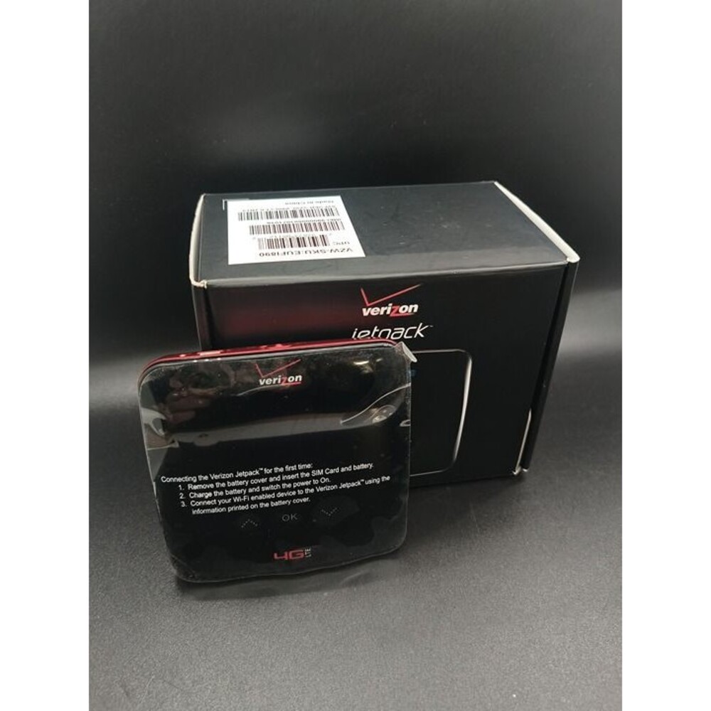 Verizon Jetpack 890L ZTE 4G LTE Mobile Hotspot WiFi Device w/ Original Box READ